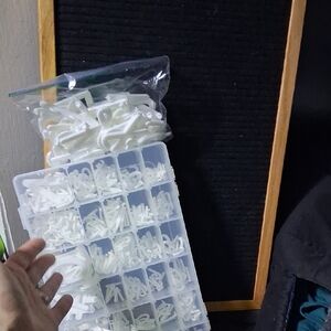 White Letter Board with Organizer